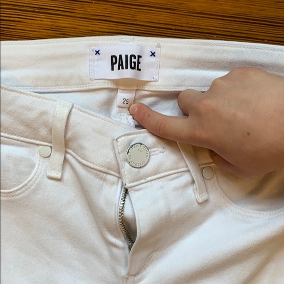 Verdugo Ultra Skinny white Paige size 25 jeans - Picture 2 of 5